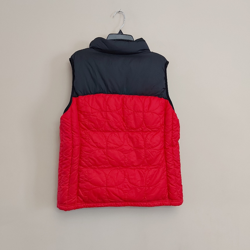 L.L. Bean quilted goose down vest size medium in red and black - Picture 7 of 7